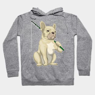 French Bulldog Fisher Fishing rod Fishing Hoodie